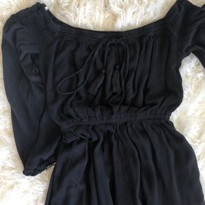 Free people black romper